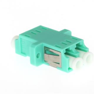 ECS skarvstycke LC duplex OM3/OM4 aqua MM